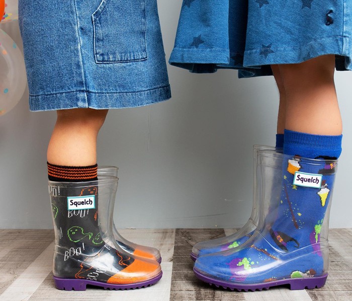 Transparent wellies best sale